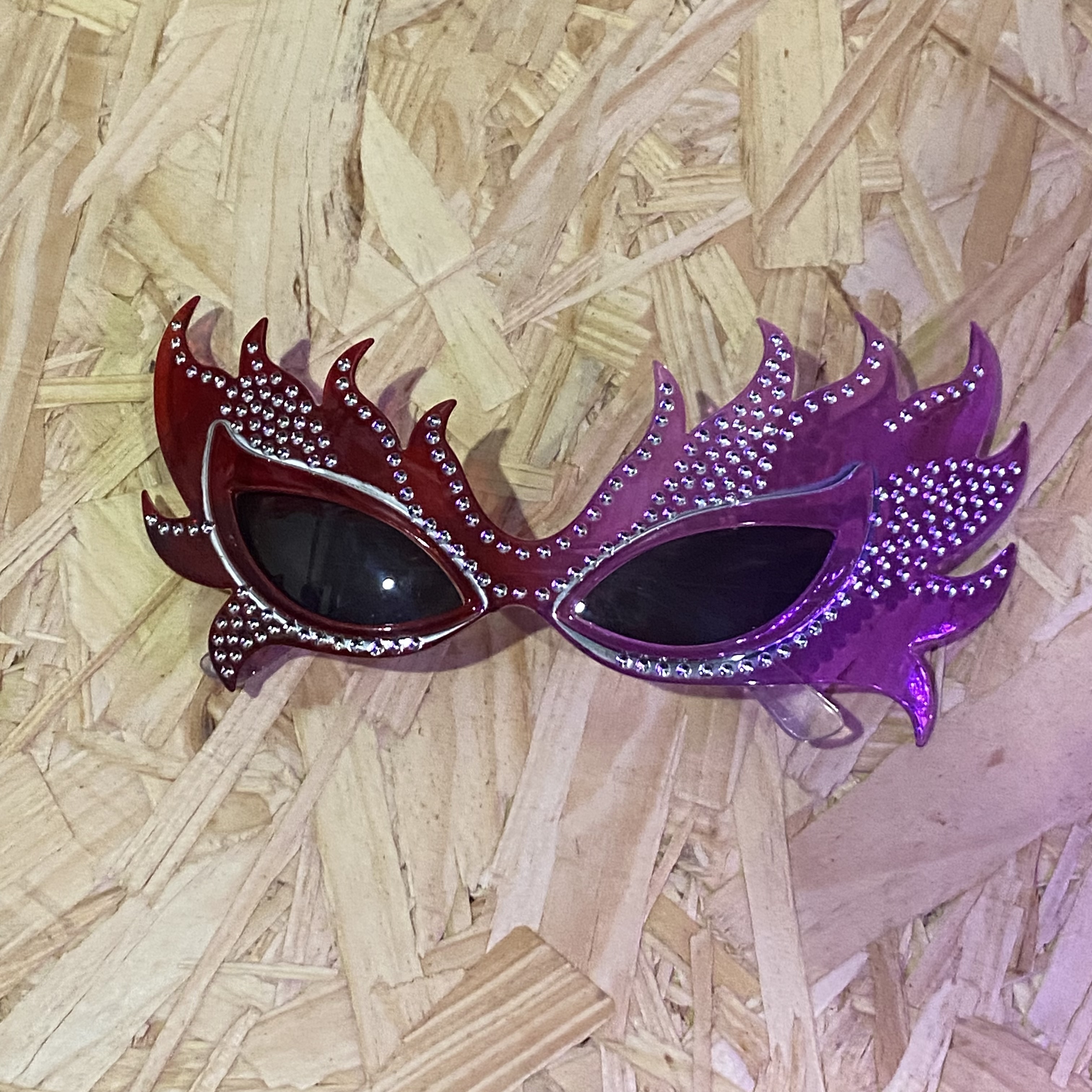 Ombre Pink/Purple Rock Glasses